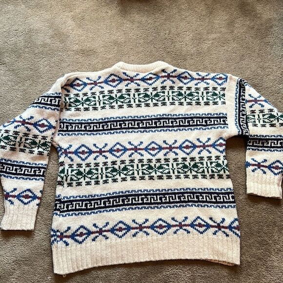 Vintage Scottish Wool Sweater - XL - Picture 6 of 8
